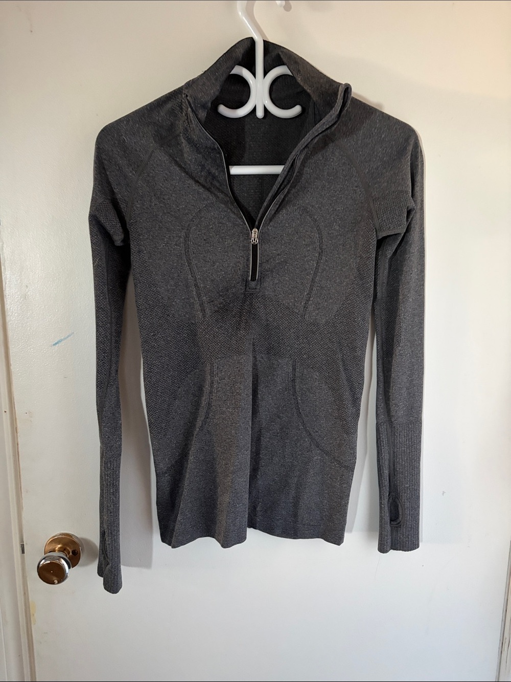 lululemon athletica Charcoal Gray Half-Zip Pullover